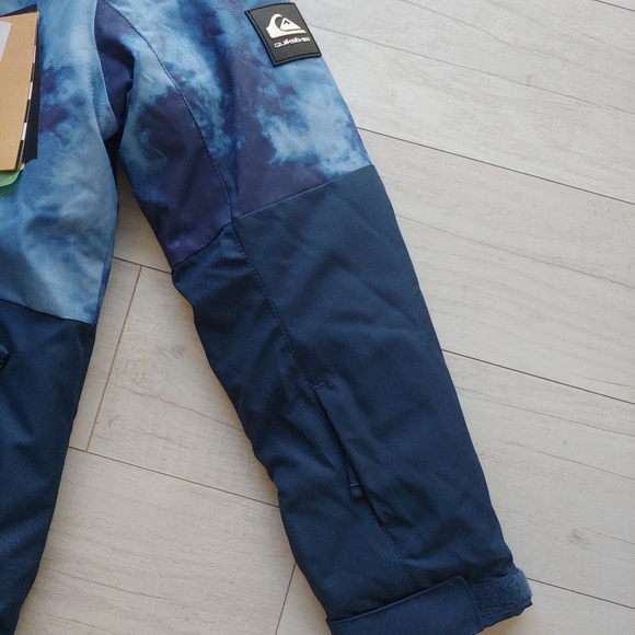 Quiksilver NEW boys Mission Print Block Snow Jacket - Picture 7 of 11